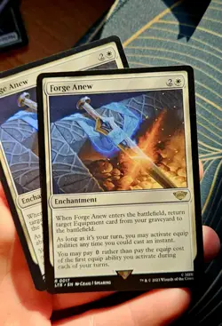 [x2] Forge Anew [Two Copies] MTG x The Lord of the Rings [NM] - Image 1