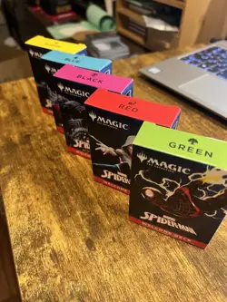 SDCC 2025 Magic The Gathering x Spider-Man Complete Welcome Deck Set (5) - Image 1