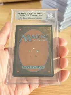 BGS 9 MAGIC GATHERING 1994 REVISED UNDERGROUND SEA DUAL LAND MTG 9 9.5 9 9 - Image 2
