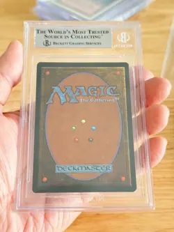 BGS 9 MAGIC THE GATHERING 1994 REVISED VOLCANIC ISLAND DUAL LAND MTG - Image 2