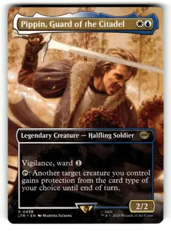 Pippin, Guard of the Citadel (Borderless) The Lord of the Rings: Tales of MTG NM - Image 1