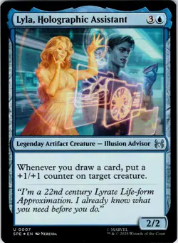 Lyla, Holographic Assistant Foil U Marvel's Spider-Man: Eternal-Legal 7 NM - Image 1