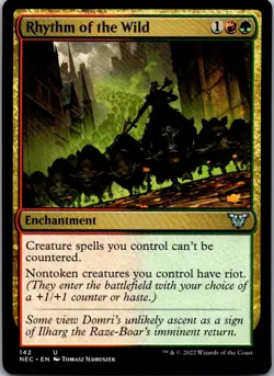 Rhythm of the Wild 142 Commander: Kamigawa: Neon Dynasty Magic: The Gathering NM - Image 1