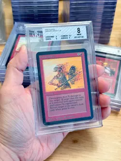 BGS 8 MAGIC THE GATHERING 1993 ALPHA DISINTEGRATE MTG - Image 1