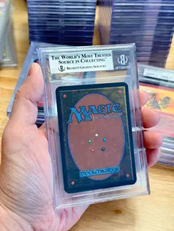 BGS 8.5 MAGIC THE GATHERING 1993 ALPHA WALL OF STONE MTG - Image 2