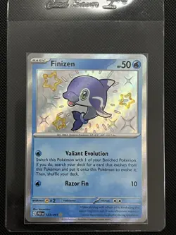 Finizen 123/091 Paldean Fates Shiny Holo Rare Pokemon TCG Card NM - Image 1