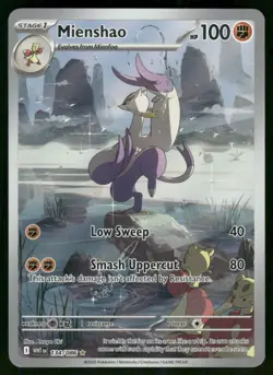 2025 Mienshao - 134/086 Illustration Rare Holo NM SV: White Flare Pokemon - Image 1
