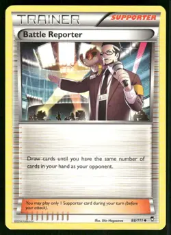 Battle Reporter 88/111 Uncommon Normal NM Pokemon XY - Furious Fists - Image 1