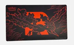 Pokemon Moltres Team Rocket Trading Card Game Standard Playmat Black Red/ NEW - Image 4