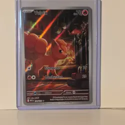 Pokemon Vulpix 70 HP Illustration Rare Holo 138/132 Me01 Mega Evolution EN - Image 1
