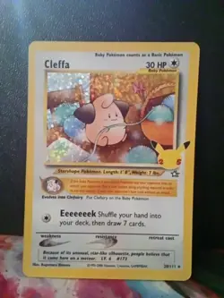 Cleffa 20/111 Celebrations Classic Collection Stamped Holo Pokemon TCG 2021 NM - Image 1