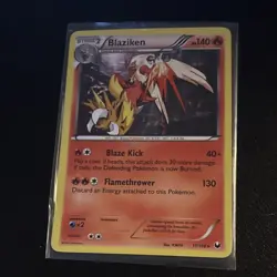 Pokemon Blaziken 17/108 Dark Explorers Holo Rare 140 HP Stage 2 English 2012 - Image 1