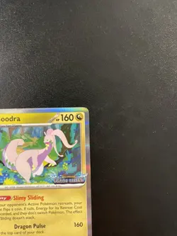 Goodra Chaos Rising Pre-Release - Stamped Promo Foil Pokemon Card 077 - Image 4