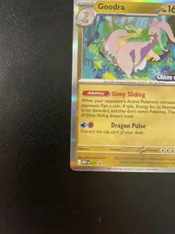 Goodra Chaos Rising Pre-Release - Stamped Promo Foil Pokemon Card 077 - Image 5