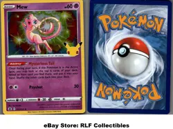 2021 Pokemon, Celebrations , #011/025 Mew, Holo Rare - Image 1