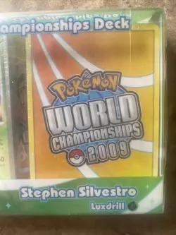 Pokemon 2009 World Championships Deck Luxdrill Beedrill Stephen Silvestro Signed - Image 4