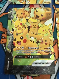 Pokemon Pikachu V-Union Set of 4 SWSH139, SWSH140, SWSH141, SWSH142 NM Condition - Image 2