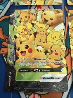 Pokemon Pikachu V-Union Set of 4 SWSH139, SWSH140, SWSH141, SWSH142 NM Condition - Image 3