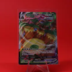 2021 Pokemon TCG SWSH Fusion Strike Ultra Rare 023/264 Rillaboom VMAX - Image 1