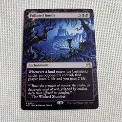 MTG [Polluted Bonds] Wilds of Eldraine WOT 034 Reg Rare NM/Unplayed *Free Ship* - Image 1