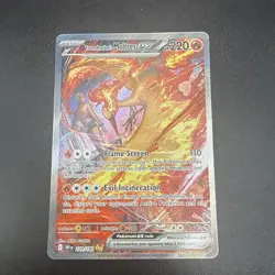 Pokemon TCG Destined Rivals Team Rocket’s Moltres EX Full Art - Image 1