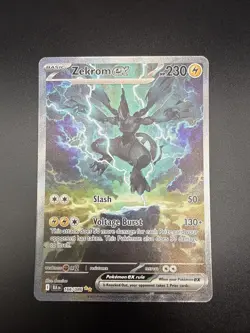 2025 Zekrom EX #166 Pokemon Black Bolt Special Illustration Rare - Image 1