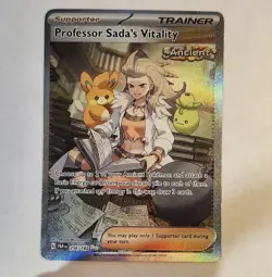Professor Sada's Vitality Full Art #256- Pokemon Paradox Rift - Image 1