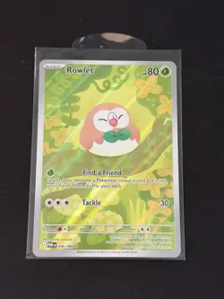 Rowlet 090/088 Illustration Rare Holo Perfect Order Pokemon TCG NM - Image 1