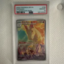 Pokemon Rapidash Illustration Rare Holo Sv10 Destined Rivals #189 PSA 10 2025 - Image 2