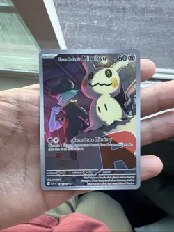 Pokemon TCG Team Rocket's Mimikyu 238/217 Ascended Heroes Illustration Rare NM - Image 1