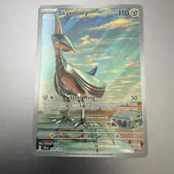 Pokemon Skarmory 209/191 Surging Sparks Illustration Rare Full Art Holo - Image 1