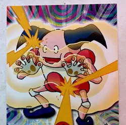 2000 Pokemon MR. MIME #122 [Non-Holo] Topps Blue Logo 1st TV Animation NM-MT 🤩 - Image 3