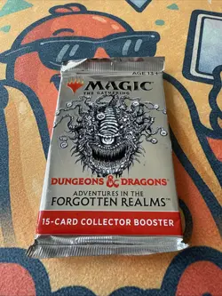 Factory Sealed MTG D&D Adventures in the Forgotten Realms Collector Booster Pack - Image 2