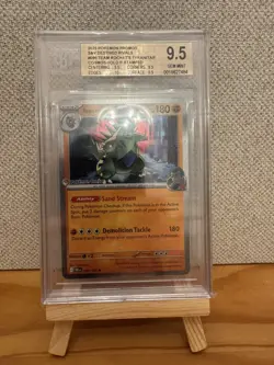Team Rockets Tyranitar 096/182 Pokemon Center Beckett 9.5 PSA 10 - Image 1