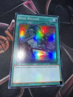 Yu-Gi-Oh! TCG Soul Release - THSF-EN048 - Super Rare 1st Edition Near Mint - Image 1