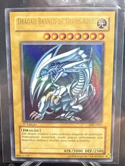 Portuguese Blue-Eyes White Dragon Sdk-001 DIK-P001 Ultra LP 1st edition error - Image 1