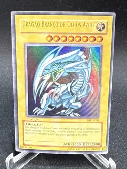 Portuguese Blue-Eyes White Dragon Sdk-001 DIK-P001 Ultra LP 1st edition error - Image 2