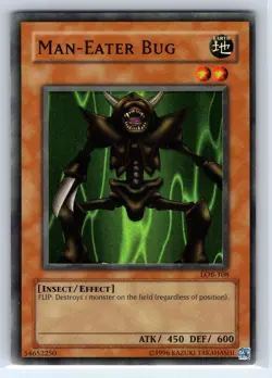 Man-Eater Bug Super Rare (25th Anniversary Edition) LOB-EN108 Unlimited LP - Image 1