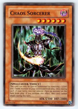 Chaos Sorcerer Common Invasion of Chaos IOC-023 Unlimited LP - Image 1