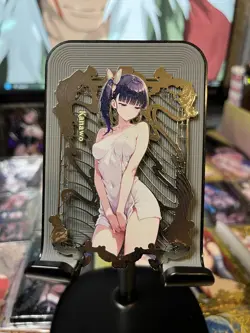 Goddess Story Metal Card Serialized Waifu Anime Demon Slayer Kanawo - Image 2