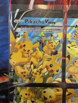 Pikachu V-Union SWSH139/140/141/142 Celebrations Black Star Promo Pokemon Card - Image 2