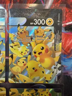 Pikachu V-Union SWSH139/140/141/142 Celebrations Black Star Promo Pokemon Card - Image 3