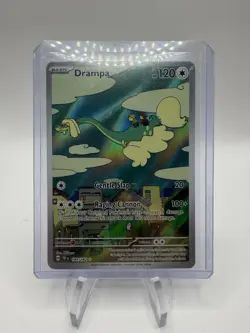 Pokemon Drampa Illustration Rare Full Art Holo SV05 Temporal Forces 184/162 Card - Image 1