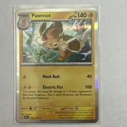 Pawmot 076/193 Rare Holo Card Paldea Evolved PAL Pokemon TCG NM - Image 1
