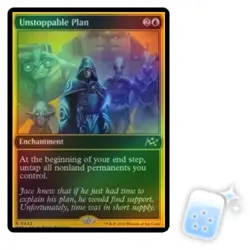 FOIL UNSTOPPABLE PLAN (FIRST-PLACE FOIL) Aetherdrift DFT Magic MTG MINT CARD - Image 1