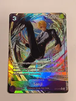 Sanji OP12-070 Alternate Rare One Piece Card English Near Mint NM - MINT Holo - Image 1