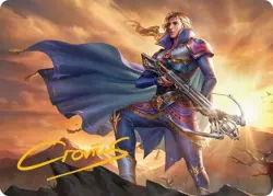 1x Art Series (27/53) Gold Signature - Edgar, Master Machinist MTG Final Fantasy - Image 1