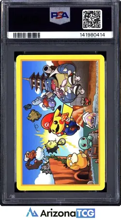 Pokemon 2016 Mario Pikachu 3 Of Clubs Playing Cards Japanese GEM MINT PSA 10 - Image 2