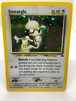 Smeargle - 11/75 - Pokemon Neo Discovery Unlimited Holo Rare Card WOTC - Image 5