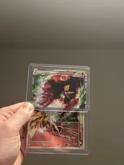 Pokemon TCG Ho-Oh Legend Top 111/123 and Bottom 112/123 HGSS Holo Card - Image 1